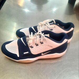 Size 11 Men's Nike Alpha Menace Turf Low Football Cleats BV3997-100 White Blue